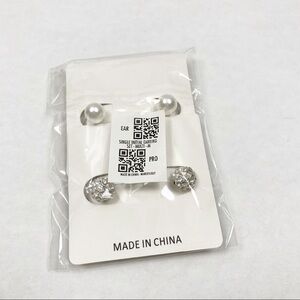 MARLEY Lilly Pack Of 2 Stud Earrings Initial M‎ New